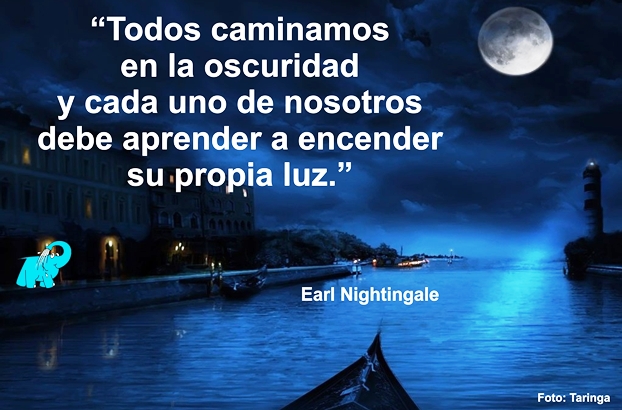 Una Enseñanza de Earl Nightingale sobre El Éxito, en La Frase del Día del Centro de lavado de coches Elefante Azul de Avilés